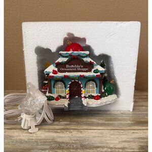 Hawthorne Village Rudolph's Christmas Town Village Bumble’s Ornament Shoppe NEW